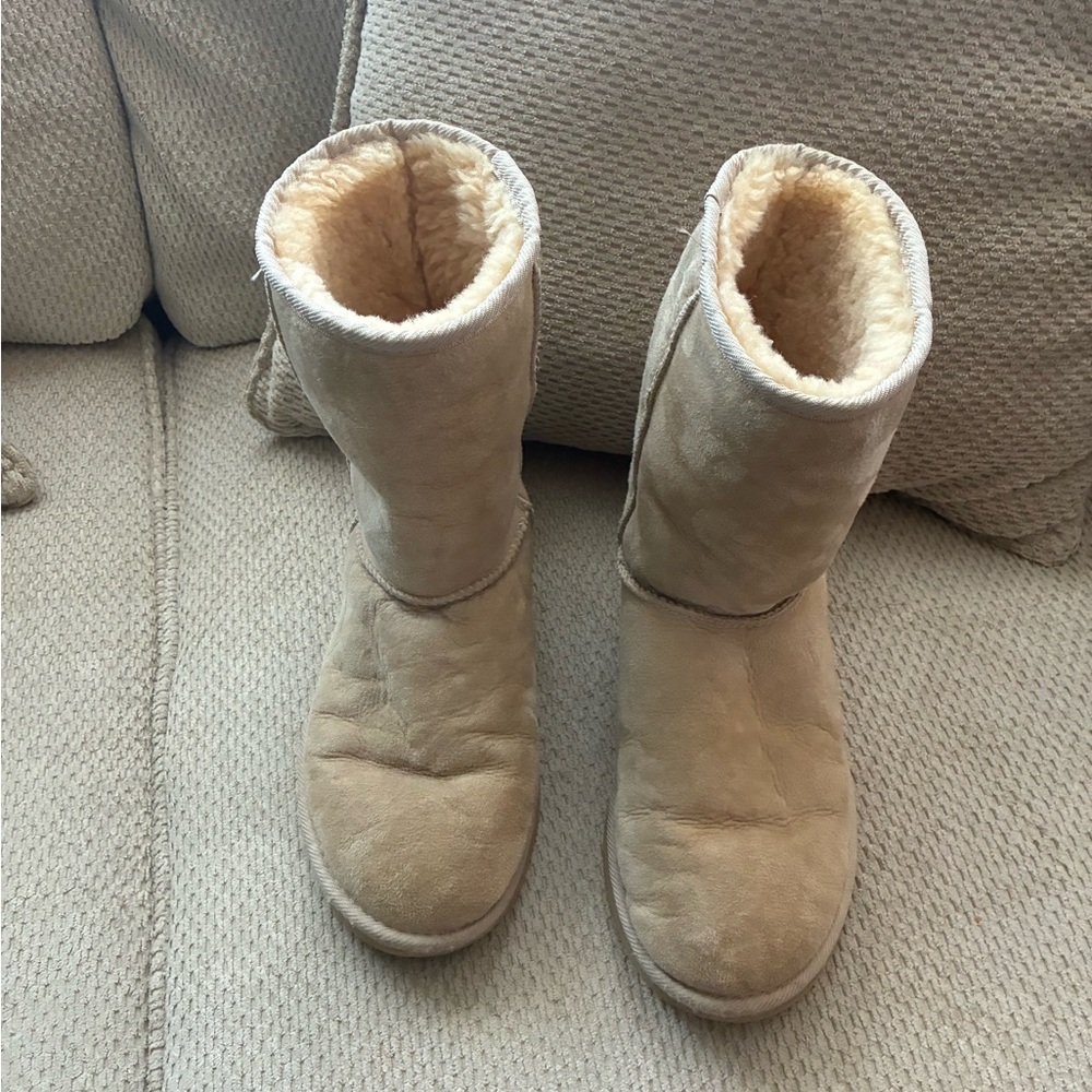 UGG Tan Shearling Winter Boots